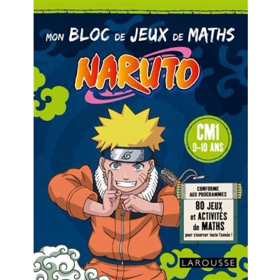 Image de Mon bloc de jeux maths NARUTO CM1