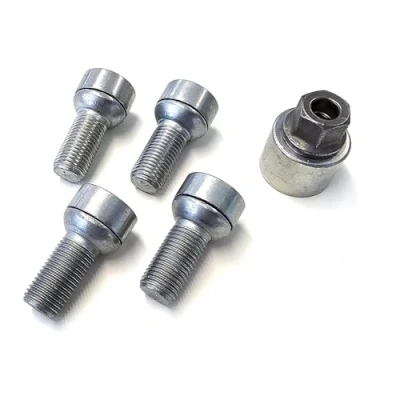 Afbeelding van Skoda 000071597C Originele Radschloss Radschrauben Set Felgen Sloss Dibstahlhemmend M14x1.5x27