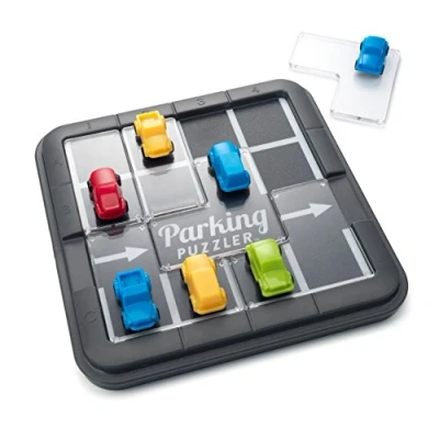 Afbeelding van SmartGames Tournis Parkeren Denkspel Parkeer voertuigen op de juiste locaties 60 uitdagingen verschillende niveaus 1 speler vanaf 7 jaar