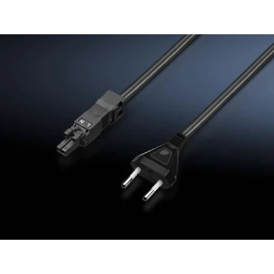 Afbeelding van Rittal DK 7859.010 Netsnoer Zwart 1 stuk(s)