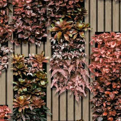 Afbeelding van Dutch Wallcoverings Artifice planken/planten bei/bruin M794 10