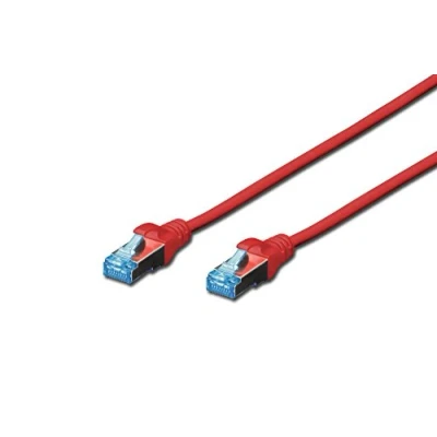 Afbeelding van Digitus DK 1532 020/R RJ45 Netwerkkabel, patchkabel CAT 5e SF/UTP 2.00 m Rood Verdraaide paren 1 stuk(s)