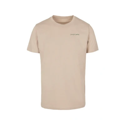 Afbeelding van Mister Tee Dystopia Tshirt print, Heren, Maat: Small, Sand