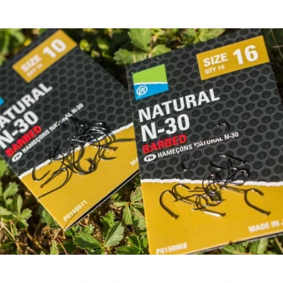 Afbeelding van Preston Natural N 30 Barbed (15 pcs) Maat : 16