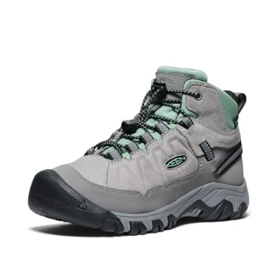 Afbeelding van KEEN Targhee 4 Mid waterdichte wandelschoenen, uniseks, kinderen, Granieten groene legering