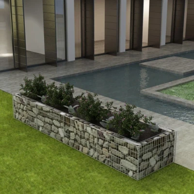 Afbeelding van Gabion plantenbak verhoogd 360x90x50 cm staal