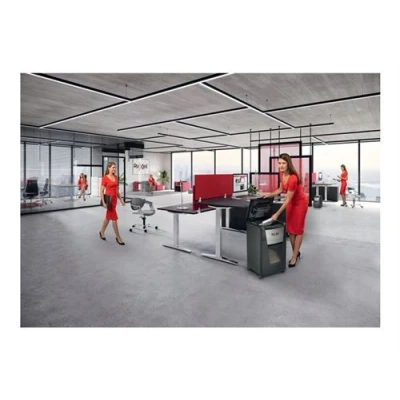 Afbeelding van Rexel Optimum AutoFeed+ 600M Fluisterstille Papierversnipperaar P 5 Micro voor Kantoor Invoer tot 600 Vellen Zwart