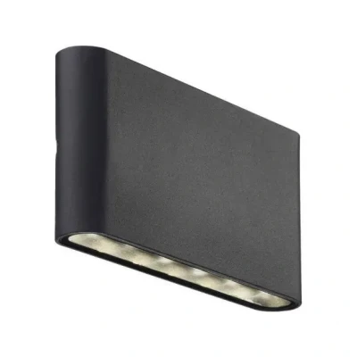 Afbeelding van Nordlux Kinver 84181003 LED buitenlamp (wand) vast ingebouwd 6 W Zwart