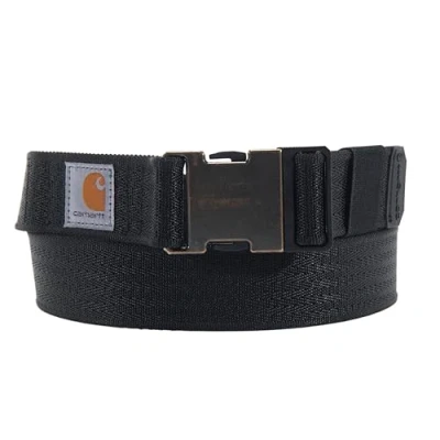 Afbeelding van Carhartt Hamilton riem heren riem, zwart., Medium