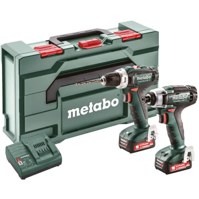 Afbeelding van METABO COMBO SET 2.7.1 12V accu machineset PowerMaxx BS 12 + SSD in metaBOX 145 (2x 2,0Ah lader) 685166000