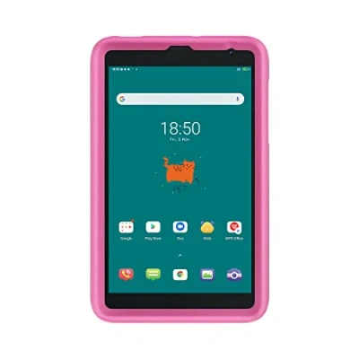 Afbeelding van Blackview Tab 6 Kids tablet touchscreen 4G voor kinderen 8 inch HD+ display 3 GB + 32 geïntegreerde ouderlijke controle beschermt de ogen beschermhoes inbegrepen Android Franse