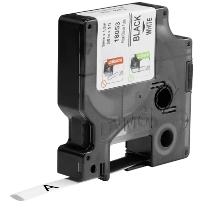 Afbeelding van Dymo 18053 (S0718280) Tape Zwart op wit (9 mm)