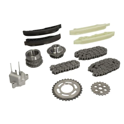 Afbeelding van HEPU 21 0595 Distributiekettingset Met nokkenastandwiel, tussenastandwiel, krukastandwiel Simplex, Gesloten ketting BMW: 3 Saloon, Touring