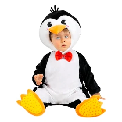 Afbeelding van FUNIDELIA Penguin kostuum voor baby Maat: 81 92 cm Wit