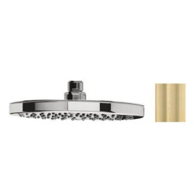 Afbeelding van Waterevolution Flow hoofddouche 250mm PVD Geborsteld Light Gold T164325WGE