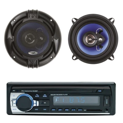 Afbeelding van PNI Clementine 8428BT, FI500 AK001 Autoradio 188 X 122 58 mm, 1 DIN, 127 60 mm LCD MP3