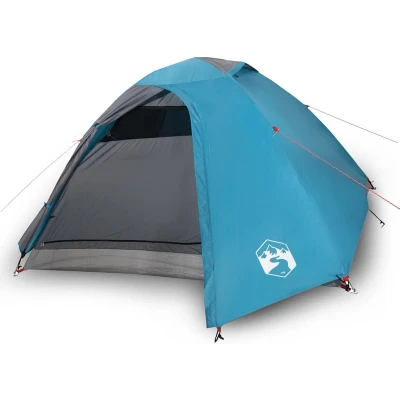 Afbeelding van Tent 4 persoons 267x272x145 cm 185T taft blauw