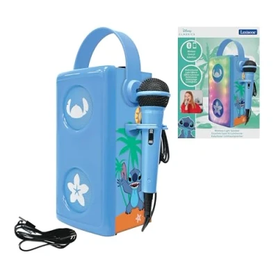 Image de Enceinte connectée Hi Fi Lexibook BTP185DZ Bluetooth lumineuse Stitch avec micro