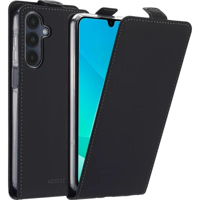 Afbeelding van Accezz Hoesje Geschikt voor Samsung Galaxy A16 (5G) Met Pasjeshouder Flipcase Zwart