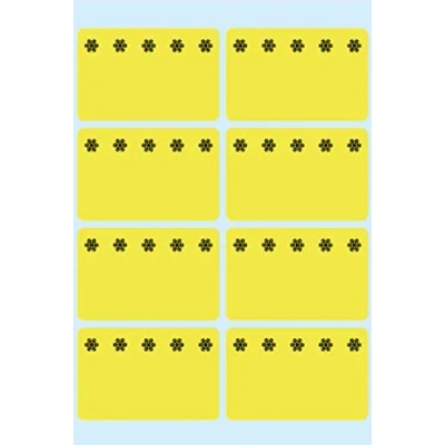 Afbeelding van Herma diepvriesetiketten 26x40mm Fluor Geel 48 stuks