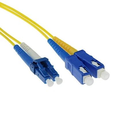 Afbeelding van ACT RL8901 Glasvezel Patchkabel Duplex LSZH Singlemode LC/SC 9/125µm OS2 1 meter