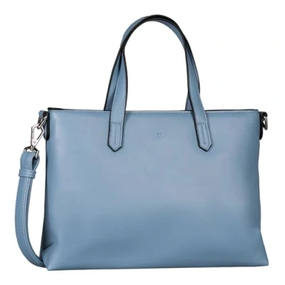 Afbeelding van TOM TAILOR Schoudertas Poppy Zip Shopper Mid Blue Lichtblauw