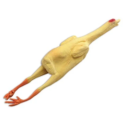 Afbeelding van Geplukte Rubberen Kip 50 cm