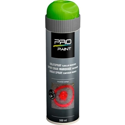 Afbeelding van Pro paint krijtspray tijdelijke markering 500 ml, groen