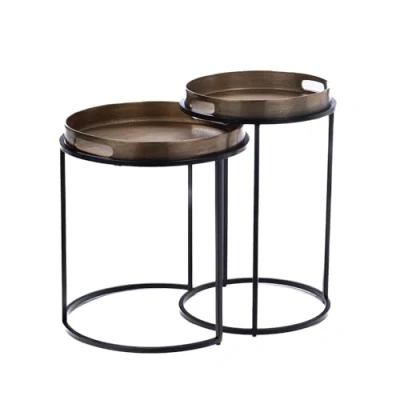 Afbeelding van StarFurn Bijzettafel Laure Set van 2