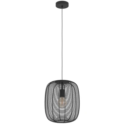 Afbeelding van EGLO Rinroe Hanglamp E27 Ø 32,5 cm 1 lichts Zwart Staal