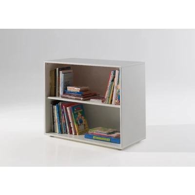 Afbeelding van LUCEVI Pino Boekenkast Hout Wit 85.5x43.3 x71.8 cm