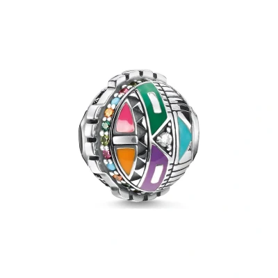 Afbeelding van Thomas Sabo K0313 340 7 Zonne symbool, 925 sterling zilver, zwart