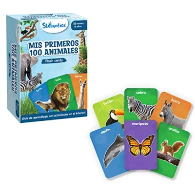 Afbeelding van Ludilo Flashcards dieren spelletjes voor kinderen van 18 m tot 4 jaar babyspelletjes 1 of ouder leren lezen kaartspellen educatieve