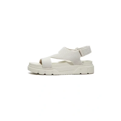 Afbeelding van Timberland Sandalen met plateauzool, Dames, Maat: 39, White knit Textiel