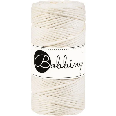 Afbeelding van Bobbiny Macramé 3mm Natural Klos 100 meter