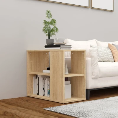 Afbeelding van Bijzetkast 60x30x50 cm spaanplaat sonoma eikenkleurig