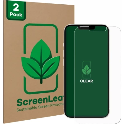 Afbeelding van ScreenLeaf Screenprotector voor Apple iPhone 13 / Pro Duurzame schermbescherming Folie Beschermfolie transparant (2 Stuks)