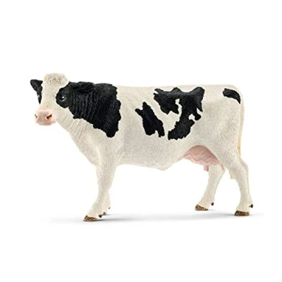 Image de Schleich Statuette Farm World Vache Holstein Gris 12,5x6,2x8,1
