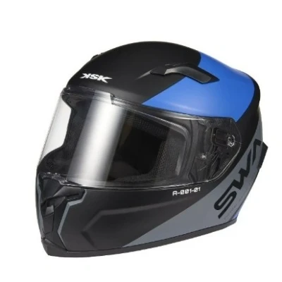 Afbeelding van KSK SWABLU003 Integraalhelmen blauw/zwart L, 59 cm ECE 22.06
