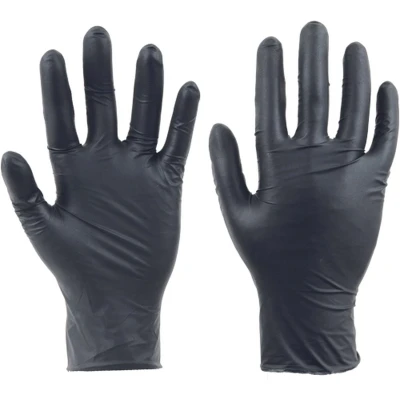 Afbeelding van Cerva SPOONBILL BLACK wwhs.nitril nonpowdr. 01090078 Zwart 10