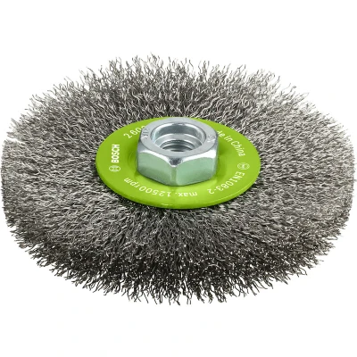 Image de BOSCH 2608622107 brosse à disque ondulée 115 acier inoxydable