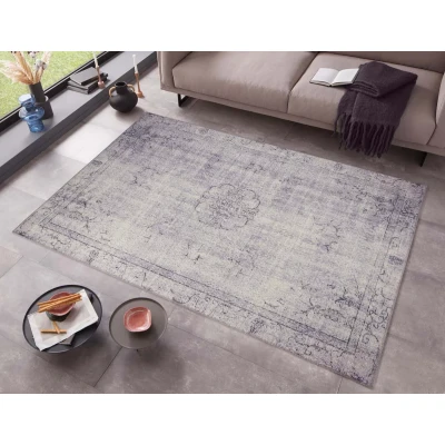 Afbeelding van Vintage Tapijt/Vloerkleed Ida Grijs 80x150 Cm