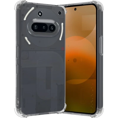 Afbeelding van Hoesje Geschikt voor Nothing Phone 3a Shock Proof Cover Case Shockproof Hoes (3a) Siliconen Back Transparant
