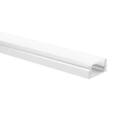 Afbeelding van LED strip profiel Potenza wit laag 1m incl. melkwitte afdekkap