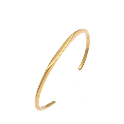 Afbeelding van Elli Classic Armband goldcoloured, Dames, Maat: 17, Gold coloured