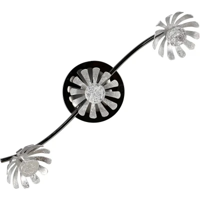 Afbeelding van ECO Light 9022 3 SI LED plafondlamp 15 W Zilver