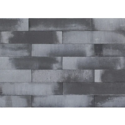 Afbeelding van MBI Patioblok Strak Grijs/Zwart 60x12x12 cm