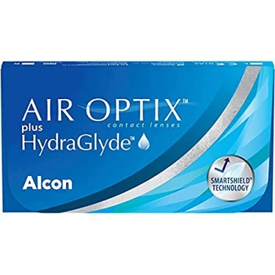 Afbeelding van +3.25 Air Optix® Plus Hydraglyde® 3 pack Maandlenzen BC 8.60 Contactlenzen