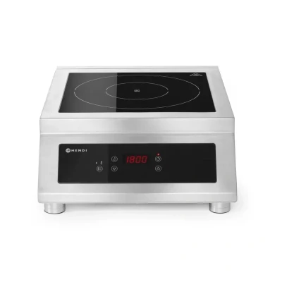 Afbeelding van Hendi Inductiekookplaat model 5000 D, RVS, 51,5(b)x39,8(d)x16,8(h)cm, 239322
