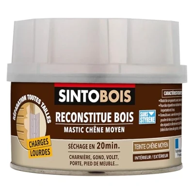Afbeelding van SINTO herstelt zware belasting van hout Medium eikenbeits 170 ml Ideaal voor het repareren een in Bestand Gemakkelijk aan te brengen